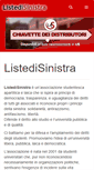 Mobile Screenshot of listedisinistra.org